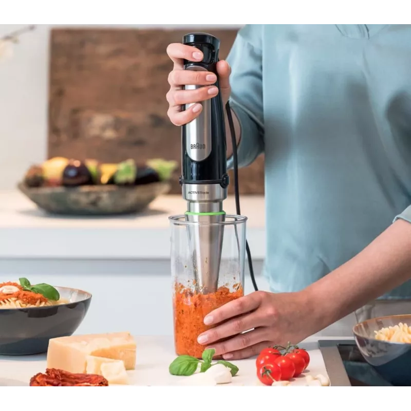Braun MQ 7000X 0,6 l blender ręczny 1000 W czarny, stal satynowana