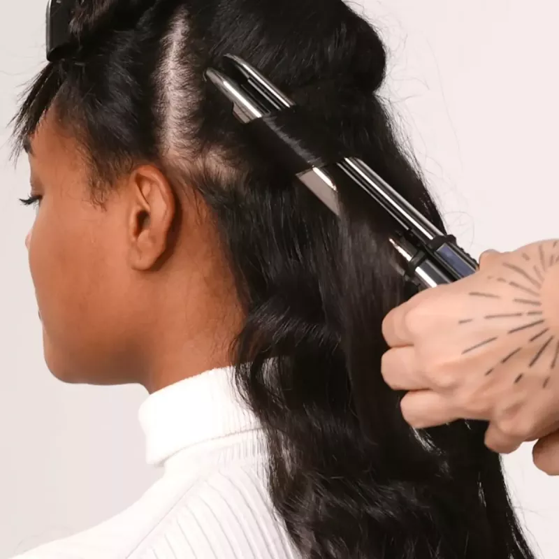Prostownica BABYLISS ELIPSIS3000 STYLER — płytki ceramiczne, 55 W, 5 poziomów grzania, 150–230°C, jonizacja, obrotowy przewód 2,7 m, czarny