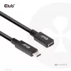 Kabel przedłużający USB Gen1 Typ-C CLUB3D CAC-1531, 1 m, wtyk USB-C na 2× gniazdo USB-C, 5 Gb/s, PD 60 W, 4K@60 Hz