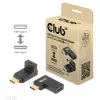 Zestaw 2 adapterów kątowych USB Type-C Gen2 CLUB3D CAC-1528 — USB-C na USB-C, obsługa 4K@120Hz