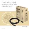 CLUB3D USB Gen1 Type-C Przedłużacz 5Gbps 60W(20V/3A) 4K60Hz M/F 2m/6.56ft