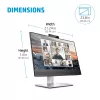 Monitor konferencyjny HP E24m G4 FHD USB-C, 60,5 cm (23,8 cala), 1920 x 1080 pikseli, Full HD, LCD, 5 ms, czarny