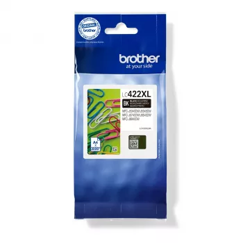 Kaseta z tuszem Brother LC422XLBK 1 szt. Oryginalny o wysokiej (XL) wydajności czarny