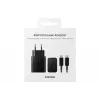 Samsung EP-T4510 uniwersalna ładowarka AC do użytku wewnętrznego z szybkim ładowaniem 45W USB-C PD 3.0 czarna