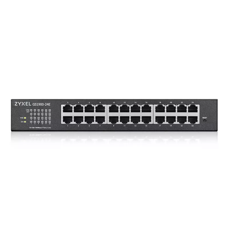 Zyxel GS1900-24E-EU0103F przełącznik sieciowy Managed L2 Gigabit Ethernet (10/100/1000) 1U Czarny