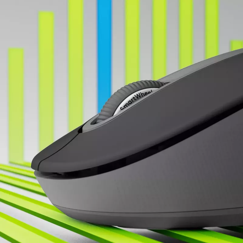 LOGITECH Signature M650 L Bezprzewodowa Mysz - Dla Dużych Dłoni - Praworęczna - Grafit
