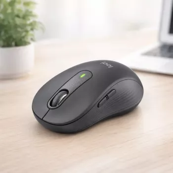 LOGITECH Signature M650 L Bezprzewodowa Mysz - Dla Dużych Dłoni - Praworęczna - Grafit
