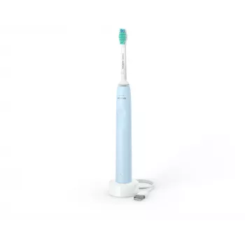 Soniczna szczoteczka elektryczna Philips HX3651/12 — tryb miękki, wbudowana bateria Li‑Ion, 1 końcówka, biało-niebieska