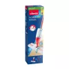 Mop VILEDA Spray Max z mikrofibry, do czyszczenia na sucho i mokro — głowica z tworzywa sztucznego, zbiornik na wodę 0,6 l, antybakteryjny, biało-czerwony