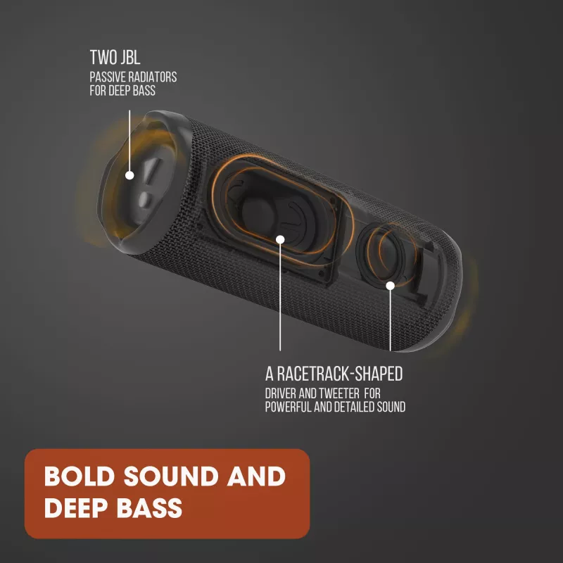 Przenośny głośnik stereo JBL FLIP 6 CZERWONY