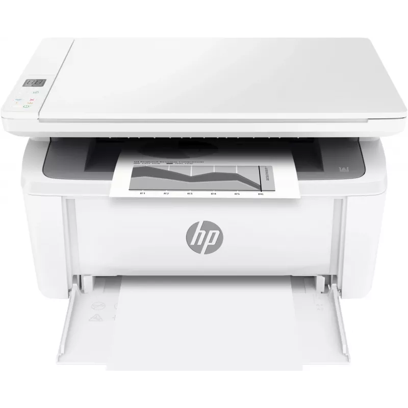Wielofunkcyjna drukarka laserowa HP LaserJet MFP M140w — Mono, 20 str./min, 600×600 DPI, A4, Wi‑Fi, Ethernet, Biała