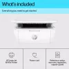 Wielofunkcyjna drukarka laserowa HP LaserJet MFP M140w — Mono, 20 str./min, 600×600 DPI, A4, Wi‑Fi, Ethernet, Biała