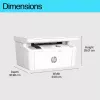 Wielofunkcyjna drukarka laserowa HP LaserJet MFP M140w — Mono, 20 str./min, 600×600 DPI, A4, Wi‑Fi, Ethernet, Biała