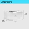 Drukarka HP LaserJet M110w, Laser, 600 x 600 DPI, A4, 20 ppm, Gotowa do sieci, Biała