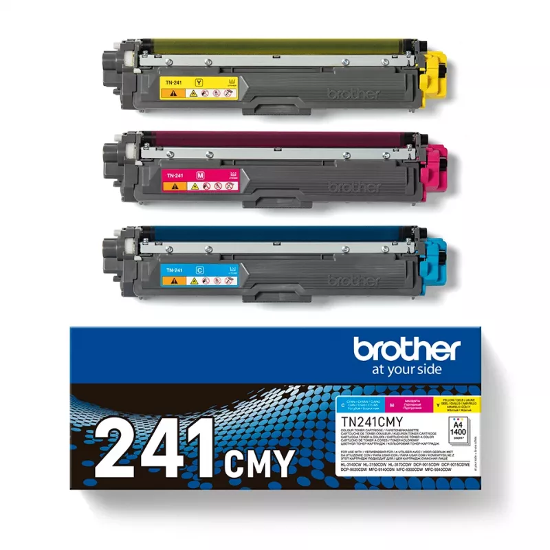 Multipack tonerów Brother TN241CMY 2200 stron cyjan magenta żółty