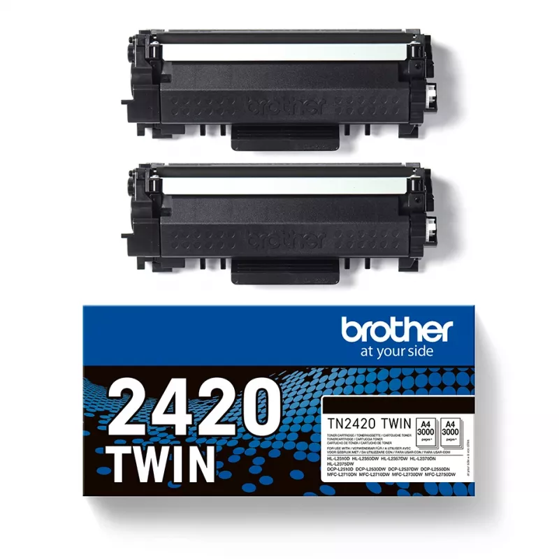 Toner Brother TN2420 TWIN-pack 3000 stron Czarny