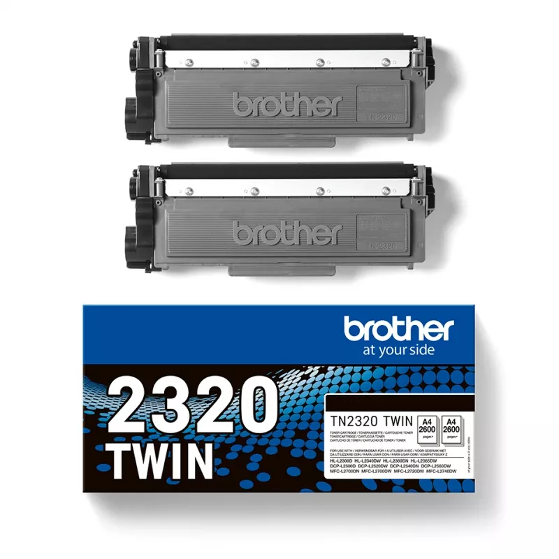 Kaseta z tonerem Brother TN-2320TWIN 2600 stron Czarny