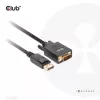 DisplayPort to VGA kabel M/M CLUB3D CAC-1012 2m