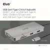 HUB CLUB3D USB Gen1 Type-C 9-in-1 z HDMI, VGA, 2x USB Gen1 Type-A, RJ45, slotami kart SD/Micro SD oraz żeńskim portem USB Gen1 Type-C