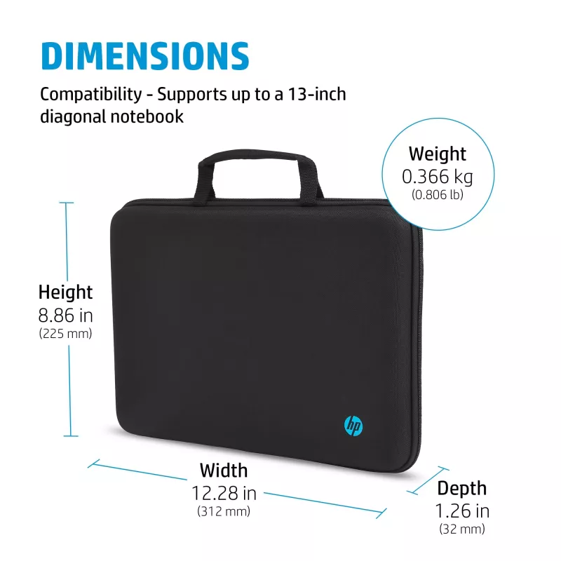 Torba na laptopa HP Mobility 11.6 cala Maksymalna przekątna ekranu 29,5 cm