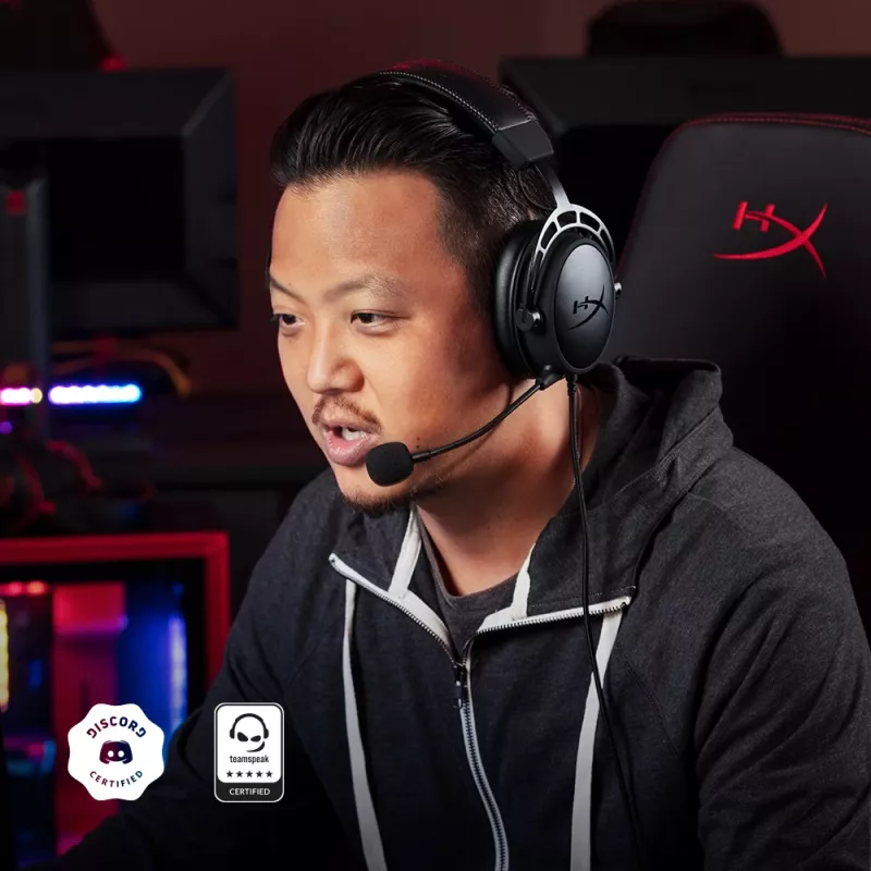 HyperX Cloud Alpha - Zestaw słuchawkowy do gier (czarno-czerwony)
