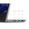 Monitor Lenovo L15 15.6 cala LED IPS Full HD 1920×1080, 60 Hz, 14 ms, 250 cd/m², USB-C PD 65 W, VESA, regulacja wysokości
