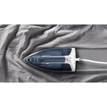 Żelazko Tefal Express Steam FV2837 suche i parowe, stopa Cerilium, 2400 W, niebieski, szary, biały