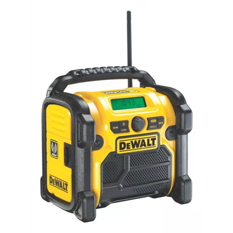 Bezprzewodowe kompaktowe radio DAB+/FM Li-Ion DeWALT – samo narzędzie