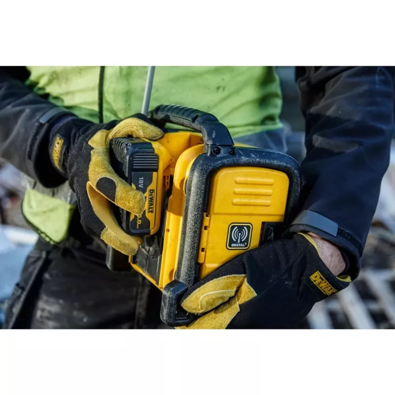 Bezprzewodowe kompaktowe radio DAB+/FM Li-Ion DeWALT – samo narzędzie