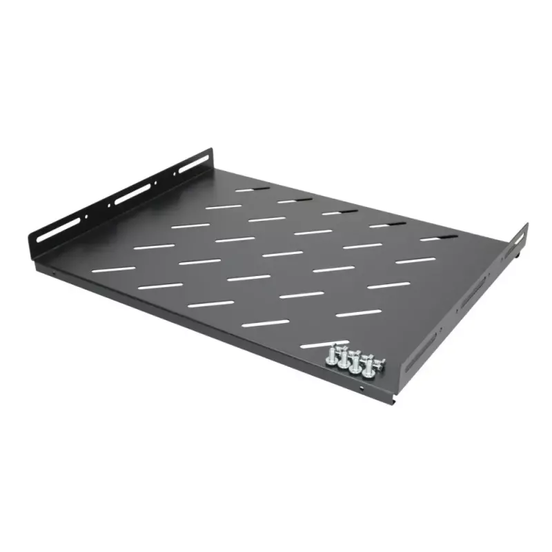 Półka rack Extralink EX.19096 Czarna stal 19 cali 350 mm