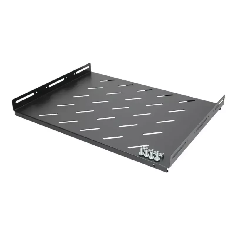 Półka rack Extralink EX.19096 Czarna stal 19 cali 350 mm