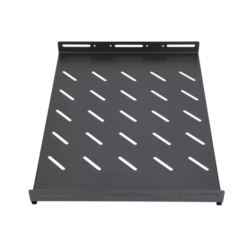 Półka rack Extralink EX.19096 Czarna stal 19 cali 350 mm