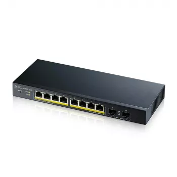 Zyxel GS1900-10HP Zarządzalny przełącznik L2 Gigabit Ethernet (10/100/1000) Power over Ethernet (PoE) Czarny