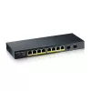 Zyxel GS1900-10HP Zarządzalny przełącznik L2 Gigabit Ethernet (10/100/1000) Power over Ethernet (PoE) Czarny