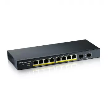Zyxel GS1900-10HP Zarządzalny przełącznik L2 Gigabit Ethernet (10/100/1000) Power over Ethernet (PoE) Czarny