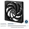 ARCTIC P12 Slim PWM PST Wentylator 120 mm zoptymalizowany pod kątem ciśnienia, z wbudowanym kablem Y