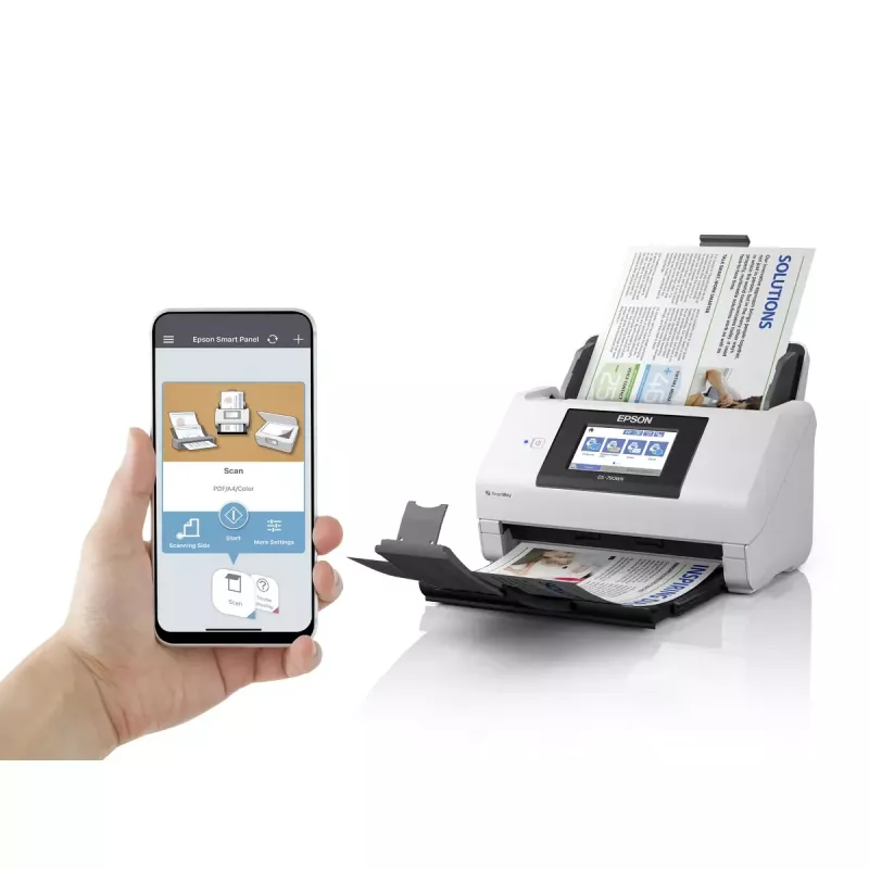Epson WorkForce DS-790WN Skaner arkuszowy 600 x 600 DPI A4 Czarny, Biały