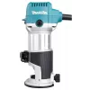 Frezarka Makita RT0702CX2J — 710 W, 10 000–34 000 obr./min, tuleja 8 mm, głębokość 0–40 mm, 1,8 kg
