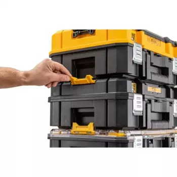 Organizer na narzędzia DeWalt DWST82968-1, poliwęglan, 7,8 l, zamykany, wodoodporny, czarny