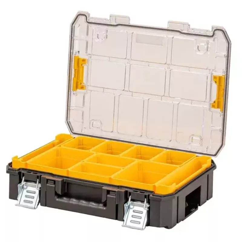 Organizer na narzędzia DeWalt DWST82968-1, poliwęglan, 7,8 l, zamykany, wodoodporny, czarny