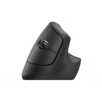 Mysz ergonomiczna pionowa LOGITECH Lift - praworęczna - bezprzewodowa - grafitowa czarna