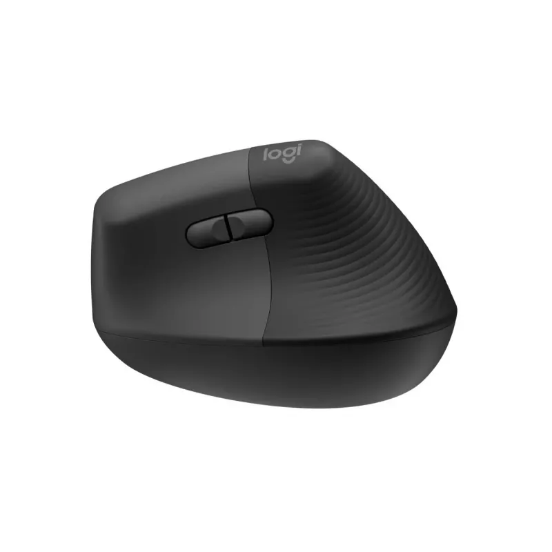 Mysz ergonomiczna pionowa LOGITECH Lift - praworęczna - bezprzewodowa - grafitowa czarna