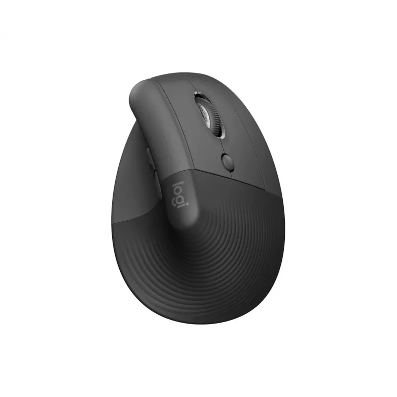 Mysz ergonomiczna pionowa LOGITECH Lift - praworęczna - bezprzewodowa - grafitowa czarna