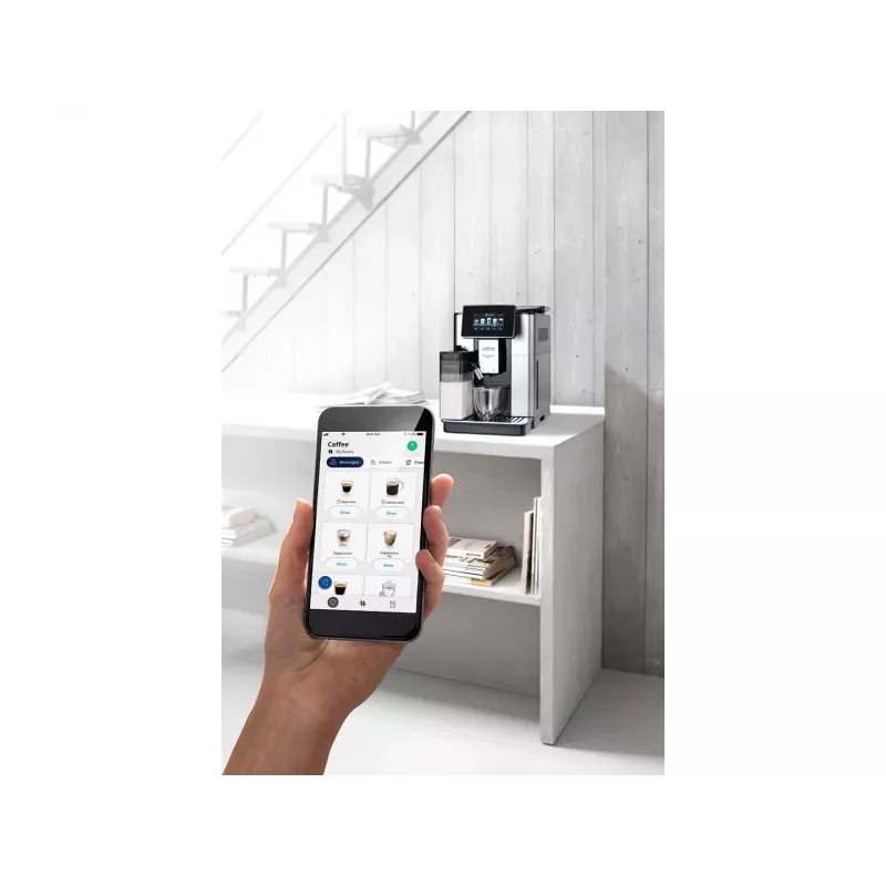Ekspres do kawy De’Longhi PrimaDonna ECAM610.55.SB w pełni automatyczny 2,2 L