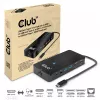 CLUB3D Hub 7-w-1 Type-C z 2x HDMI, 2x USB Gen1 Type-A, 1x RJ45, 1x Audio 3.5mm, 1x USB Gen1 Type-C 100W żeńskie