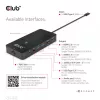 CLUB3D Hub 7-w-1 Type-C z 2x HDMI, 2x USB Gen1 Type-A, 1x RJ45, 1x Audio 3.5mm, 1x USB Gen1 Type-C 100W żeńskie
