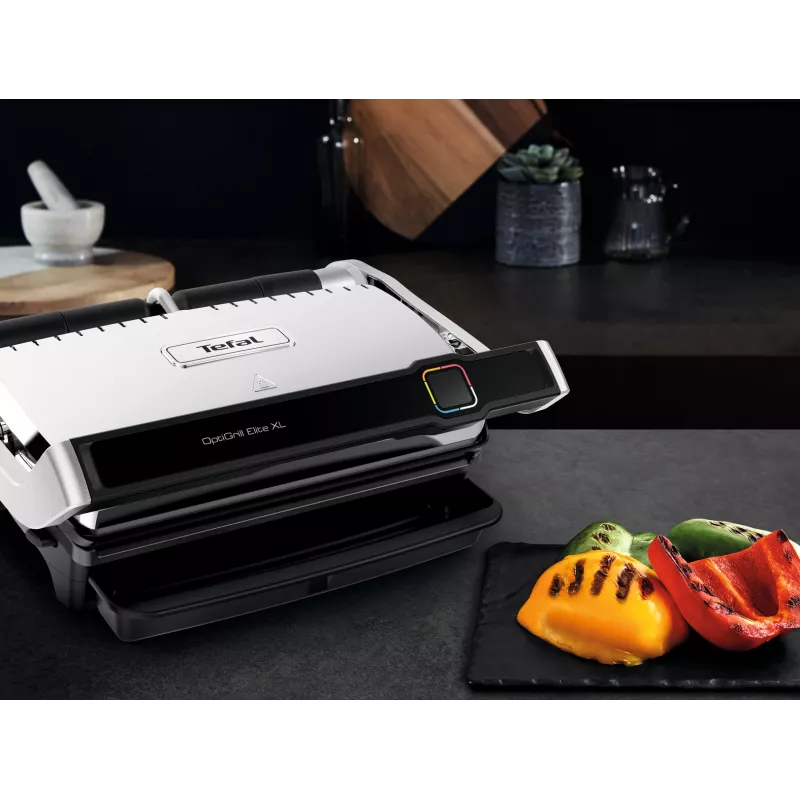 Grill kontaktowy Tefal OptiGrill Elite XL GC760D Stal nierdzewna 2200W