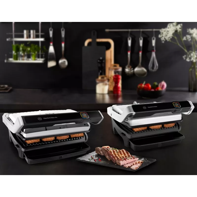 Grill kontaktowy Tefal OptiGrill Elite XL GC760D Stal nierdzewna 2200W