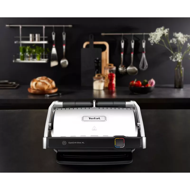 Grill kontaktowy Tefal OptiGrill Elite XL GC760D Stal nierdzewna 2200W