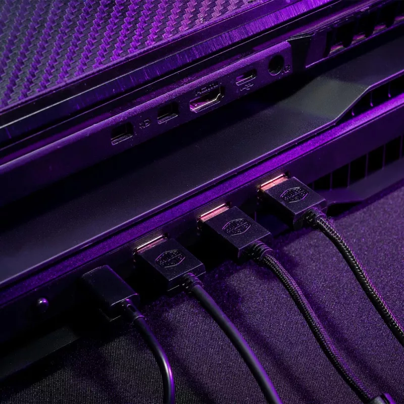 Cooler Master NotePal X150 Spectrum podstawka chłodząca do laptopa do 17 cali, z 4-portowym hubem USB